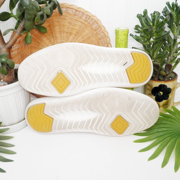 TOMS Alpargata Mallow Mule Slip On Shoes in Mustard and White Size 8.5 - Picture 4 of 9